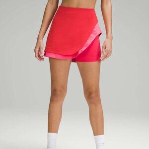 Lululemon Asymmetrical Layered High-Rise Tennis Skirt- NEW